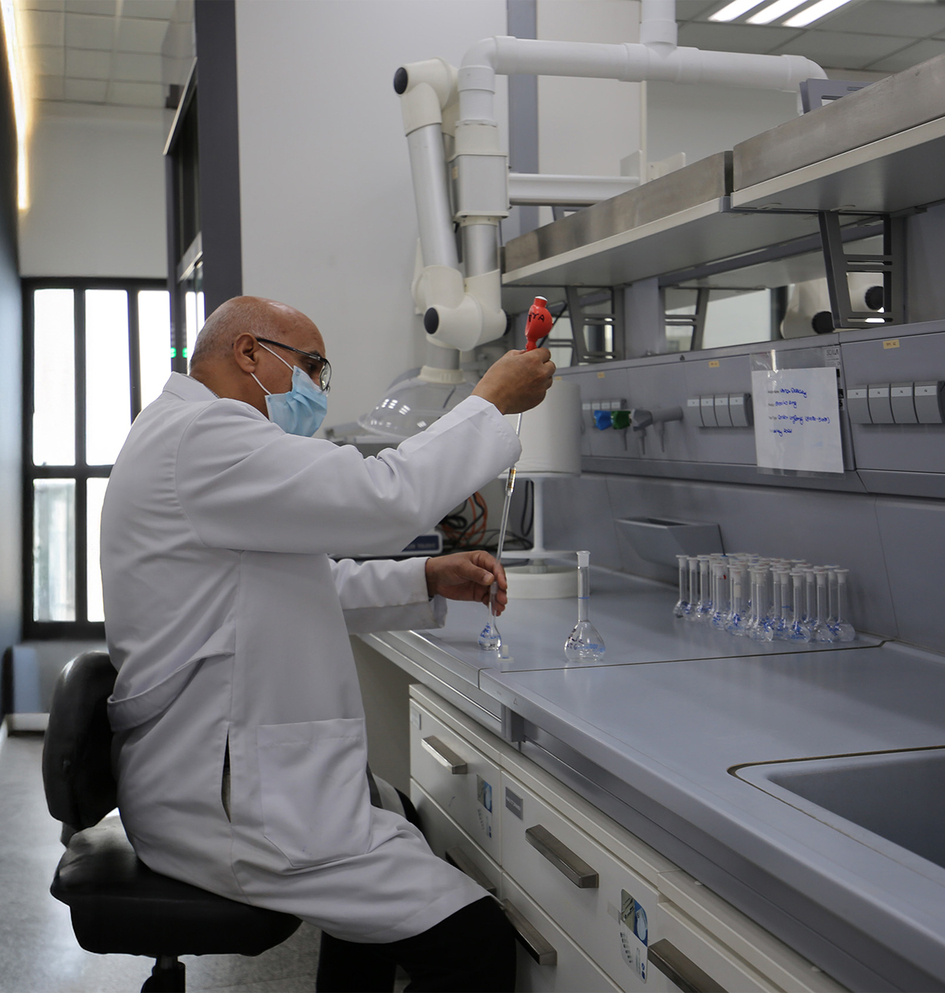 Scientist in a lab