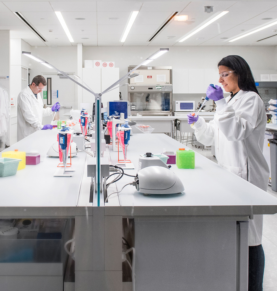 Scientist in laboratory