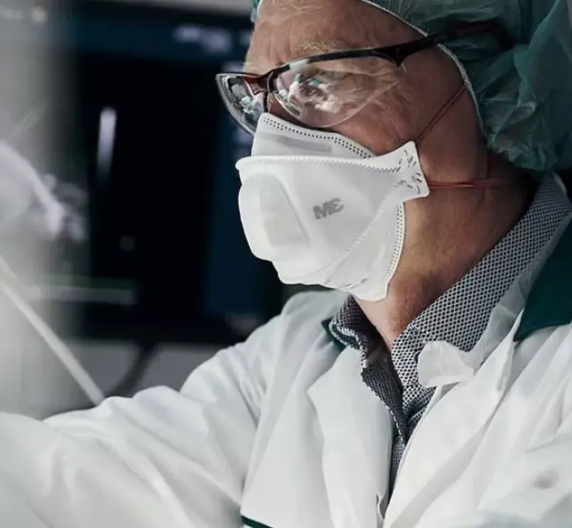 Scientists working in a lab in Schnell