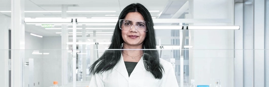 Scientist in laboratory