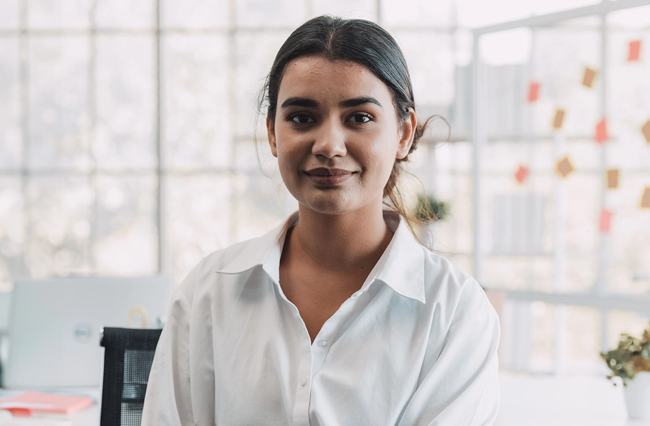 Employee at office