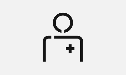 Icon representing a patient